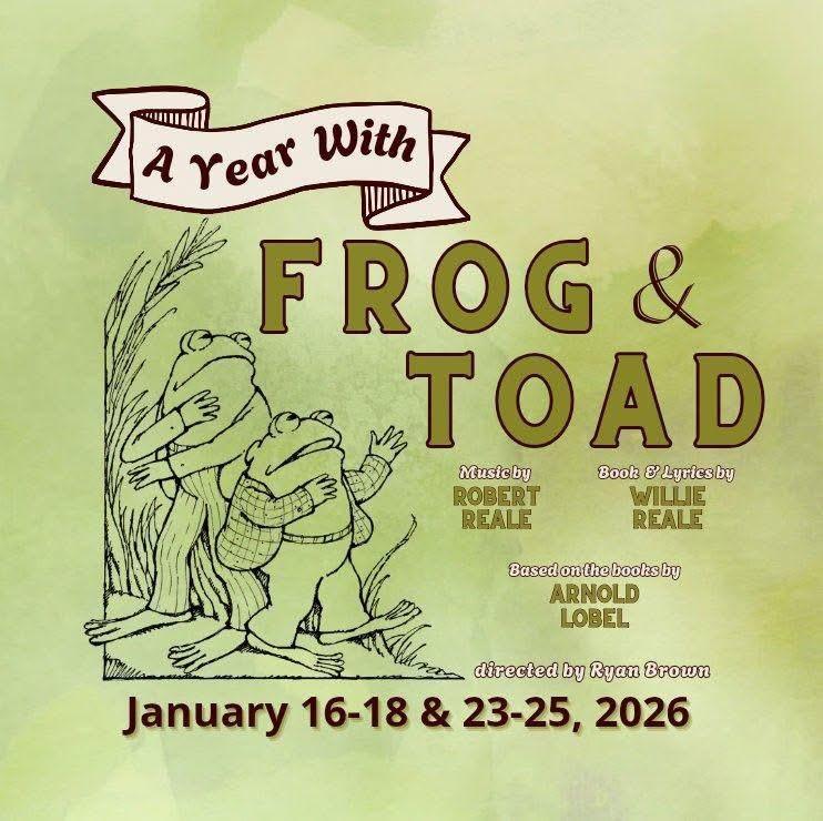 Ponca Playhouse’s Production of A Year with Frog and Toad opens on January 16!
